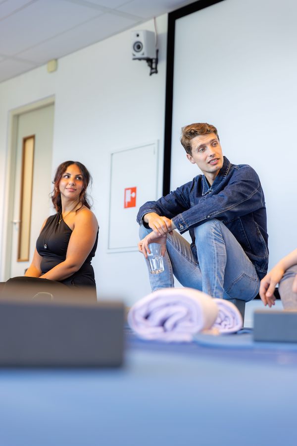 Tim Hage tijdens een workshop